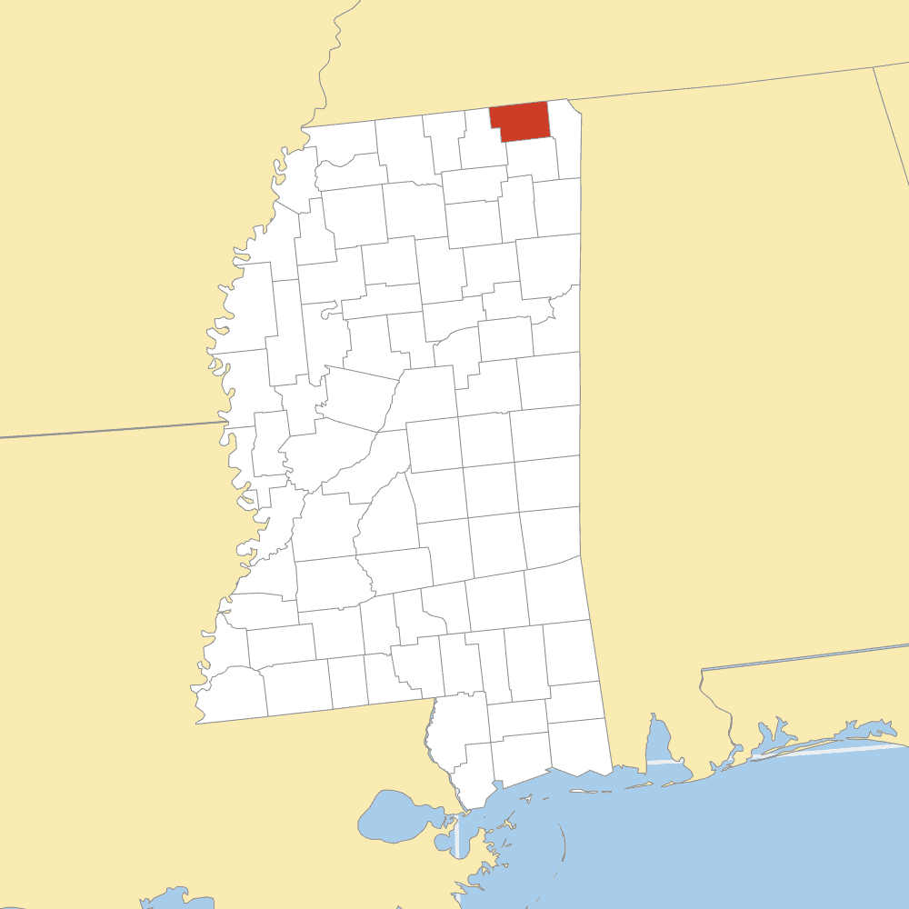 alcorn county map