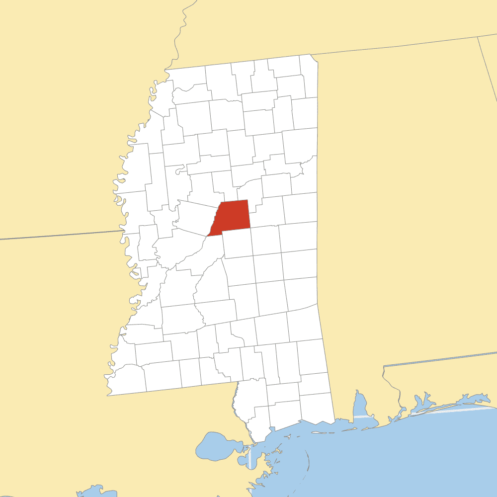 attala county map