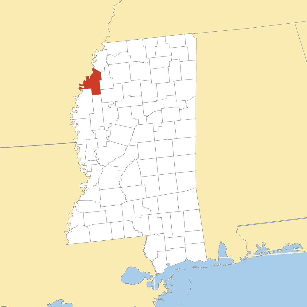 coahoma county map