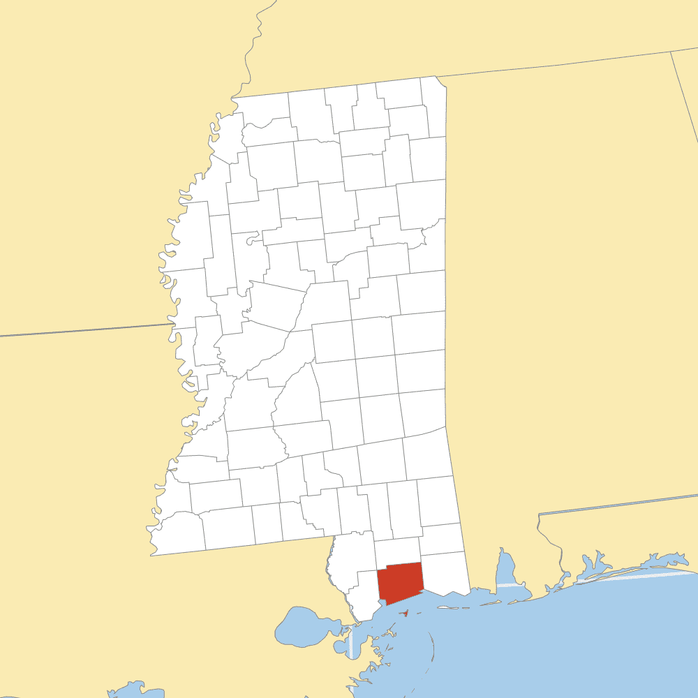 harrison county map