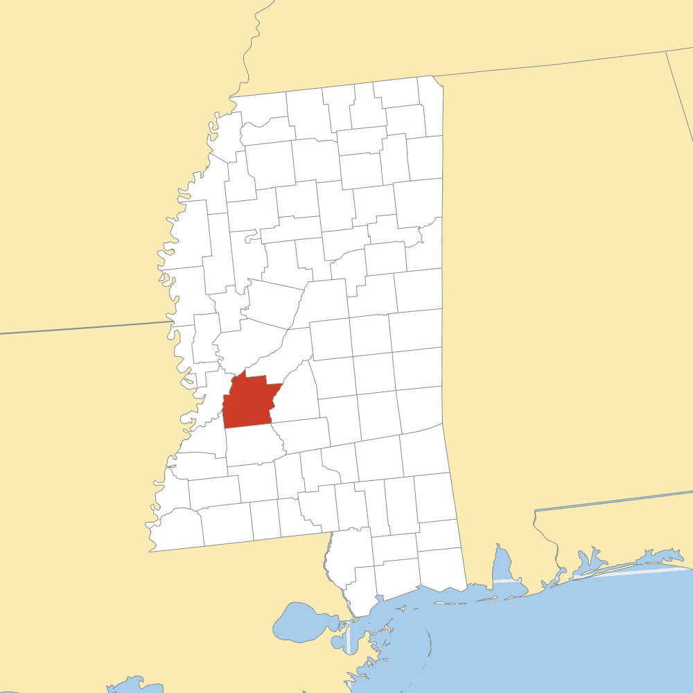 hinds county map