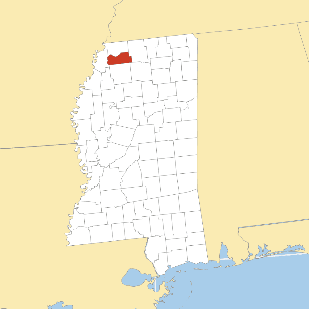 tate county map