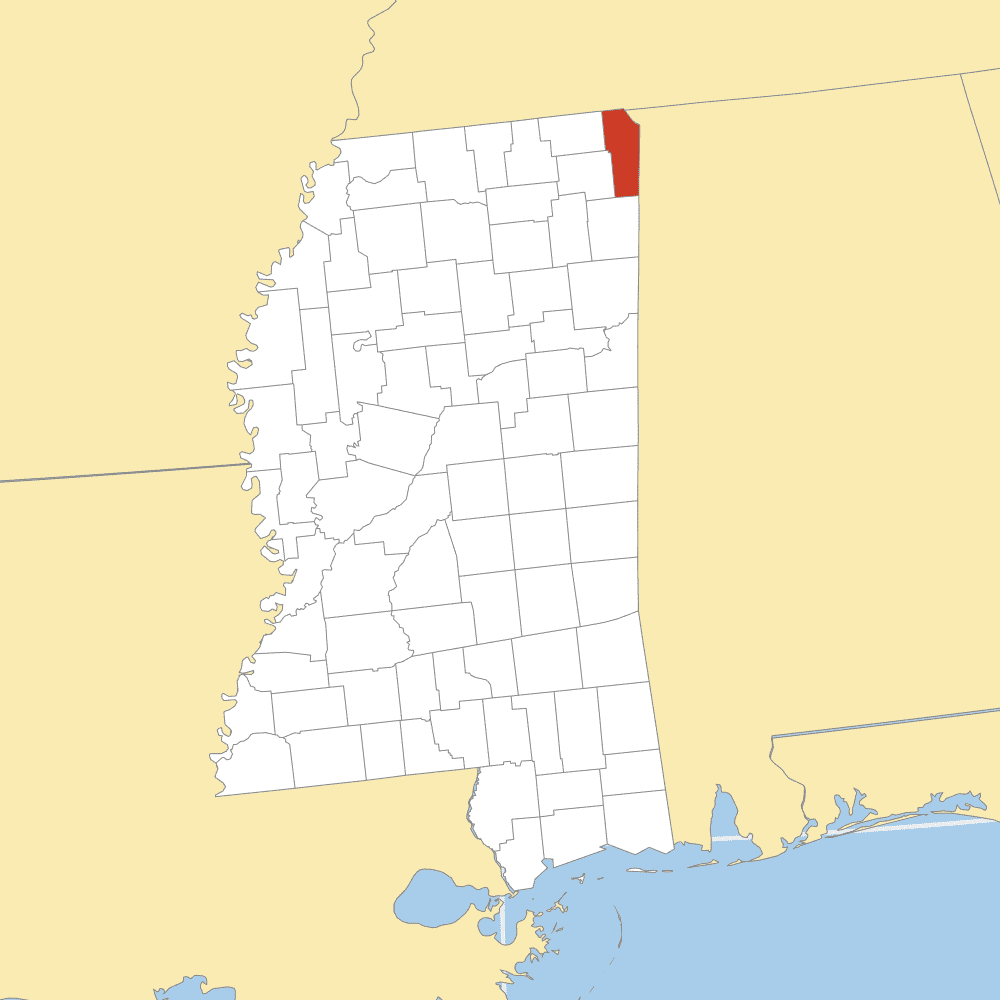 tishomingo county map